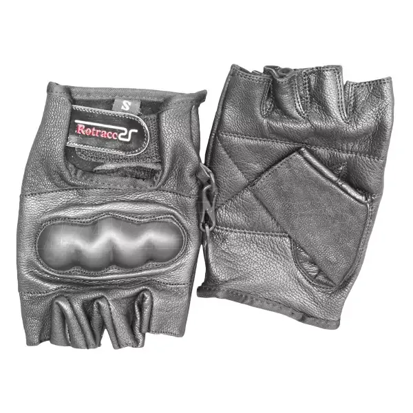 Rotracc Fingerless Leather Gloves