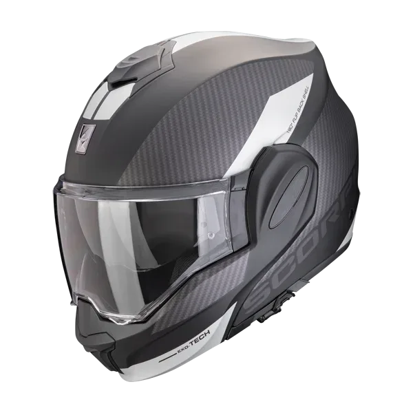 Scorpion Exo Tech Evo Team Helmet - Matt Black/Silver