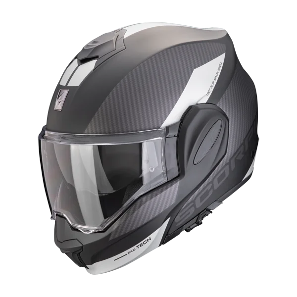 Scorpion Exo Tech Evo Team Helmet - Matt Black/Silver