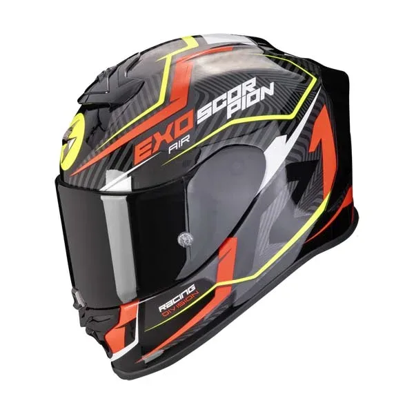 Scorpion EXO-R1 Evo Air Coup Helmet - Black/Red/Neon Yellow