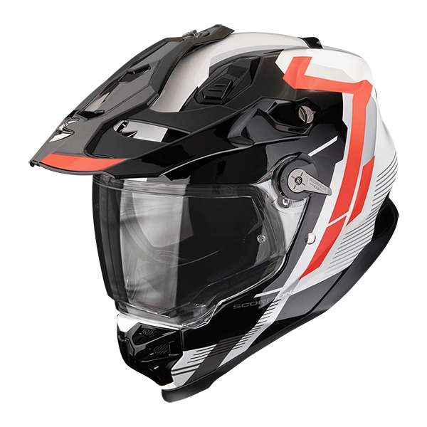 Scorpion ADF-9000 Air Patrol Adventure Helmet - Black/Red
