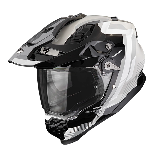 Scorpion ADF-9000 Air Patrol Adventure Helmet - Black/Silver