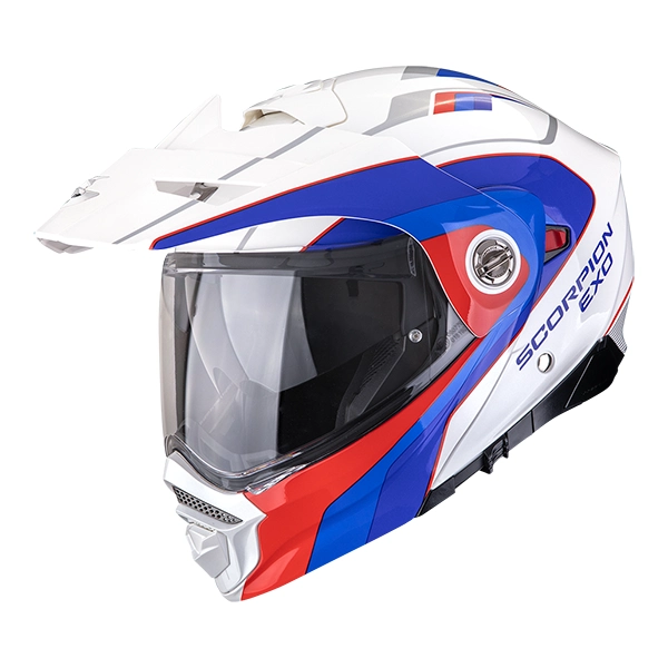 Scorpion ADX-2 Kamps Helmet - White/Red/Blue