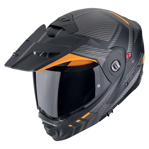 Scorpion ADX-2 Lewis Helmet - Matt Black/Orange