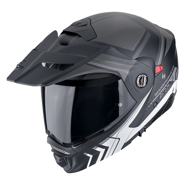 Scorpion ADX-2 Lewis Helmet - Matt Black/Silver