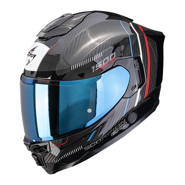 Scorpion EXO-1500 Carbon Air Zity Helmet - Black/Red/Blue