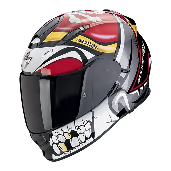 Scorpion EXO-491 Pirate Helmet - Red