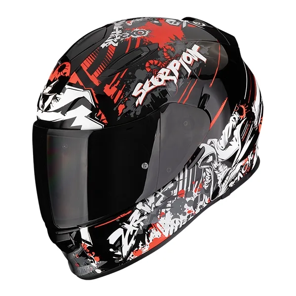corpion EXO-491 Spector Helmet - Black/Red