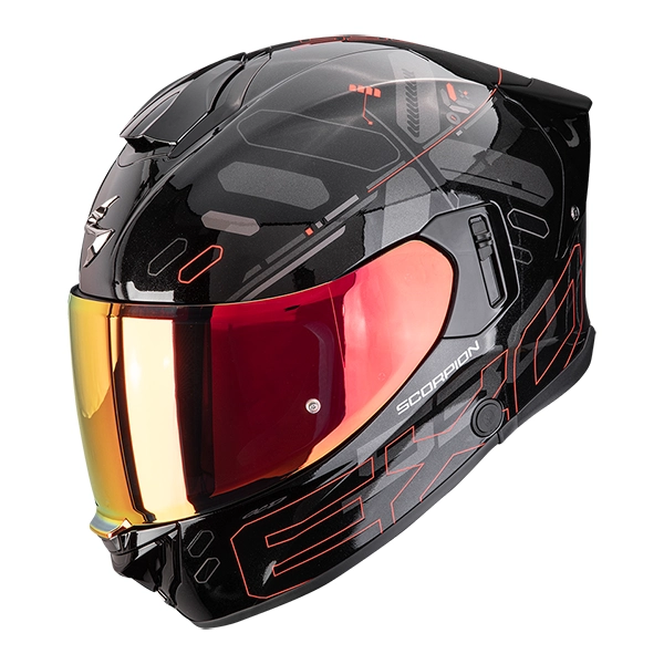 Scorpion EXO-530 Air Fond Helmet - Metal Black/Red