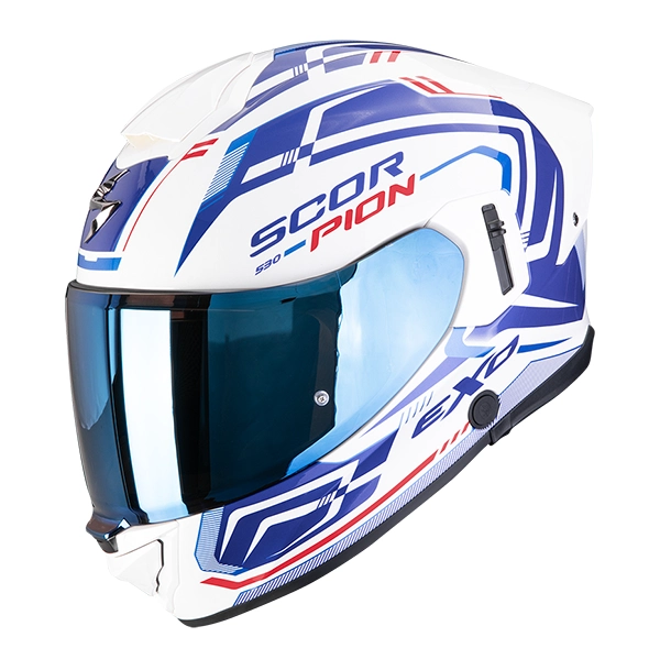 Scorpion EXO-530 Air Slope Helmet - White/Blue/Red