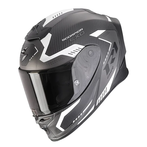 Scorpion EXO-R1 EVO Carbon Air Propel Helmet - Matt Black/Silver