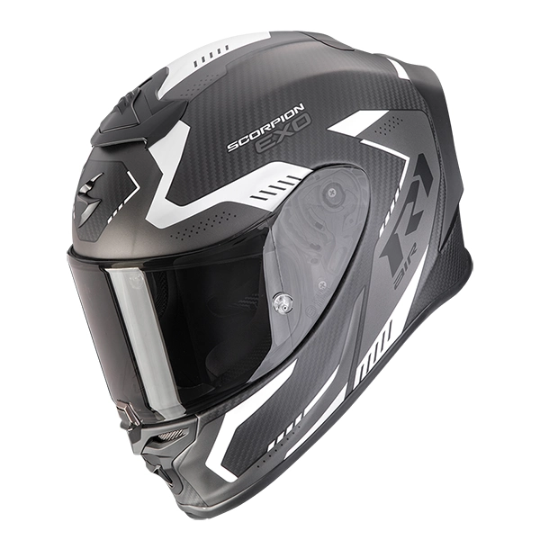Scorpion EXO-R1 EVO Carbon Air Propel Helmet - Matt Black/Silver