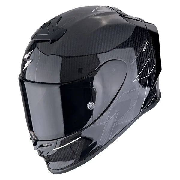 Scorpion EXO-R1 Evo Carbon Air Cynergy Helmet - Black/White