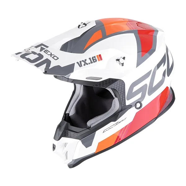 Scorpion VX-16 EVO Air Analog - White/Orange