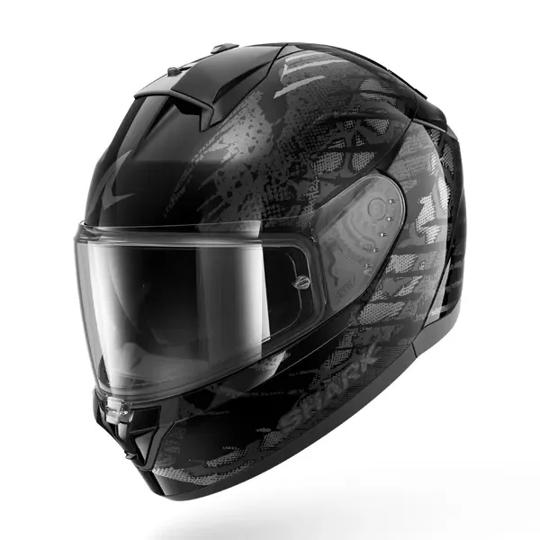 Shark RIDILL 2 Reptaia Helmet - Black/Anthracite/Silver HE1112EKAS