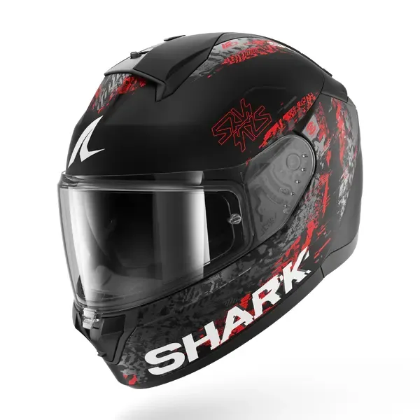 Shark RIDILL 2 Speed-Vib Helmet - Black/Anthracite/Red HE1115EKAR