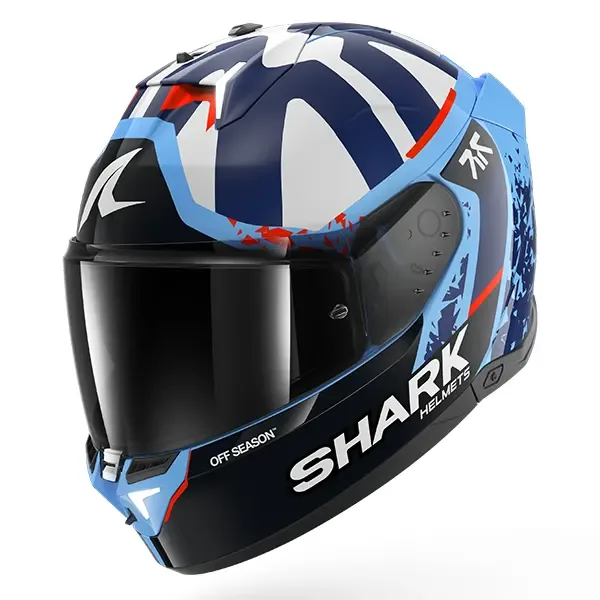 Shark SKWAL I3 Replica Raul Fernandez Helmet - Blue/Blue/White HE0851EBBW