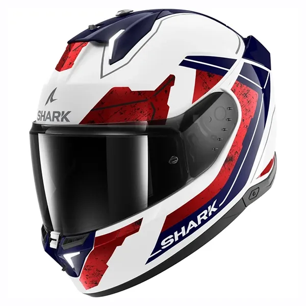 Shark Skwal i3 Rhad WUR Helmet - White Chrome Red