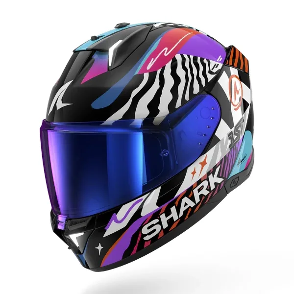 Shark SKWAL I3 Speed-Fancy Helmet - Black/White/Orange HE0816EKWB