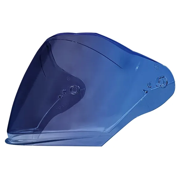 SMK GTJ Replacement Visor - Blue Mirror