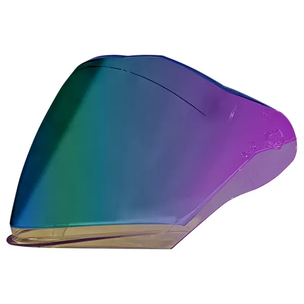 SMK GTJ Replacement Visor - Rainbow Mirror