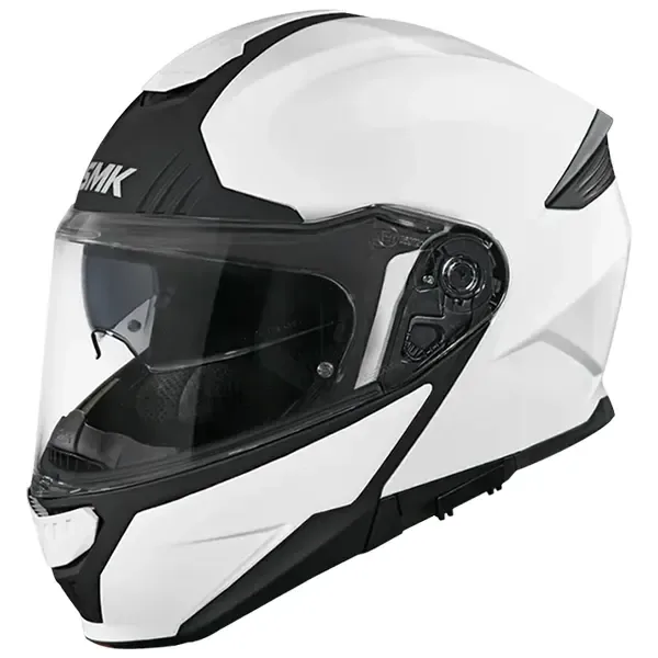 SMK Gullwing Gloss White Helmet - GL100