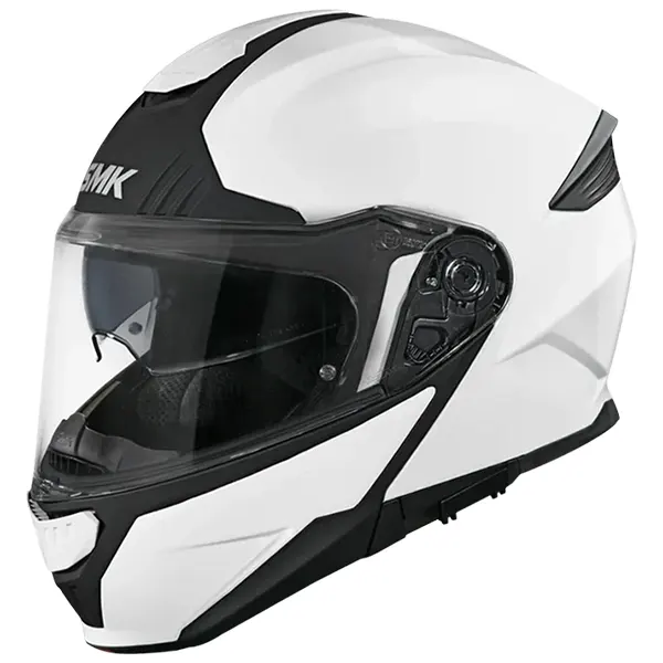 SMK Gullwing Gloss White Helmet - GL100