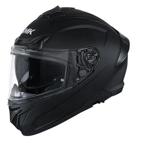 SMK Typhoon Matt Black Full Face Helmet - MA200