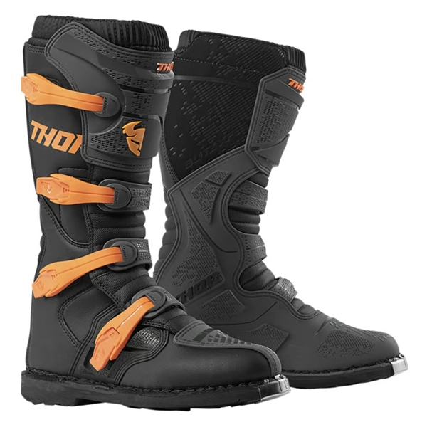 Thor Blitz XP Boot - Charcoal/Orange 3410-2200