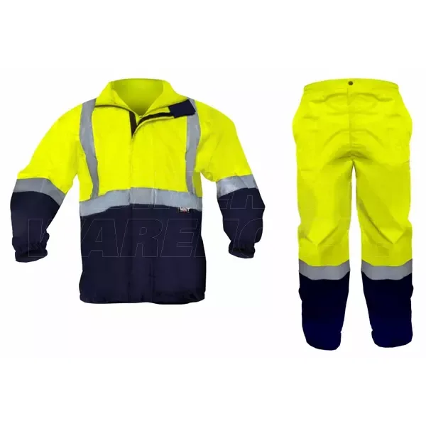 Watt 2-Piece Rain Suit - Fluo/Navy